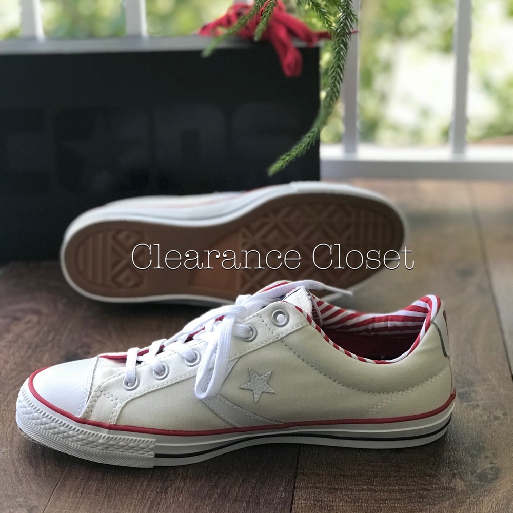 NWT CONVERSE STAR PLAYER White&SKATE M AUTHENTIC - Picture 2 of 7